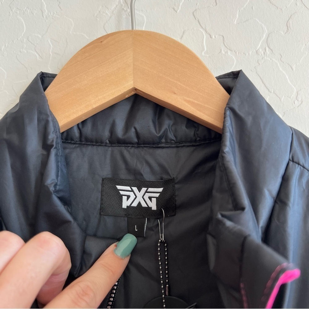 NWT PXG Womens Noble Zip Vest Black Pink Size L - Picture 7 of 10